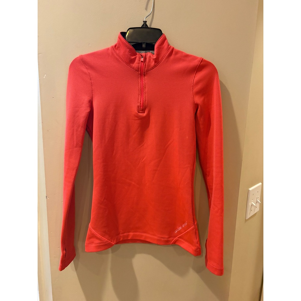 Under Armour Women's Long Sleeve Quarter-Zip Pullover Pink